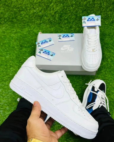 Nk Air Force Triple White Premium Quality (Dot Perfect)