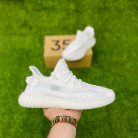 Yeeezy 350 All White Premium Batch