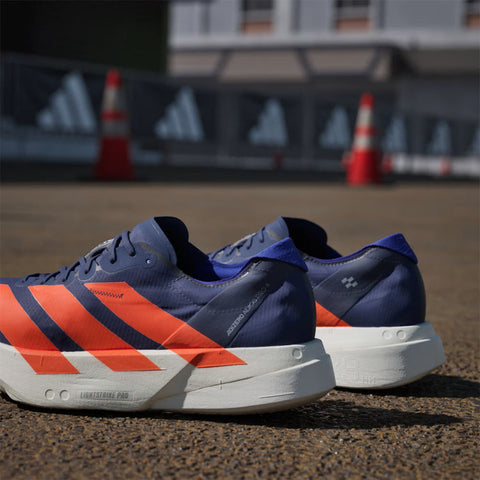 AD Adizero Adios Pro 4 'Dark Blue / Impact Orange / Lucid Blue'