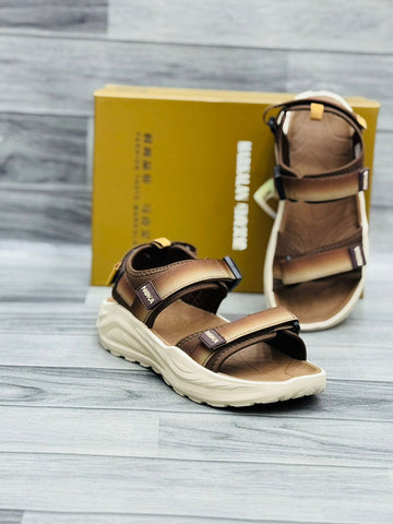 Noka Imported Sandals Design 1 - Dark Brown