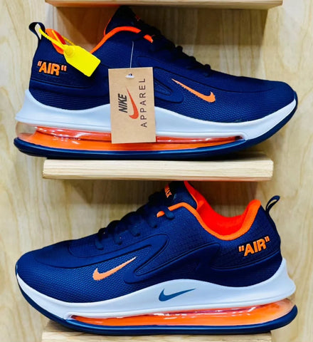 Nk Air Max Run Fast - Blue/Orange