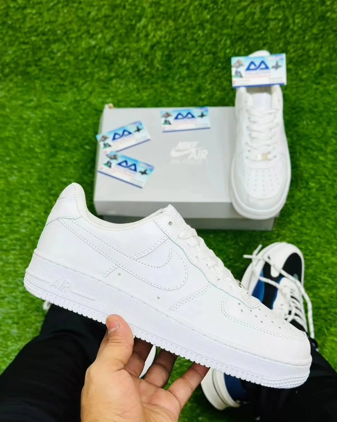 Nk Air Force Triple White Premium Quality (Dot Perfect)