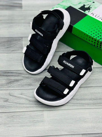 KUAIREN Imported Sandals Design 1 - Black