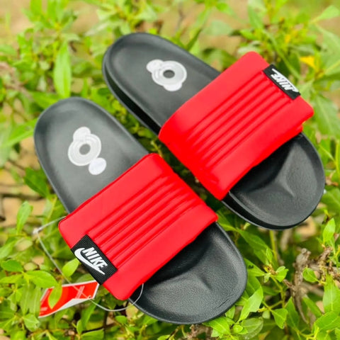 Nk Soft Sole Slides - Red