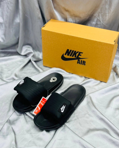 Nk Soft Sole Slides - Black