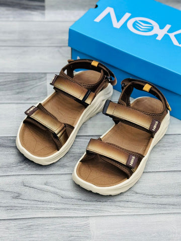 Noka Imported Sandals Design 1 - Dark Brown