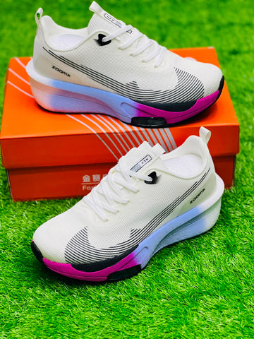 Soft Sole Fashion Sneakers - White