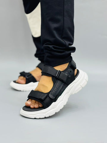 Danizhe Imported Sandals - Black/White