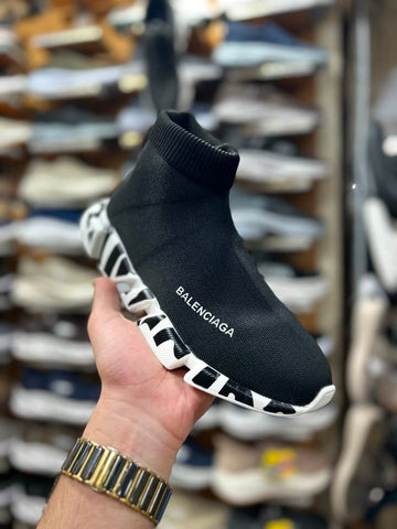 Balenciaga Speed Trainers - Black/White