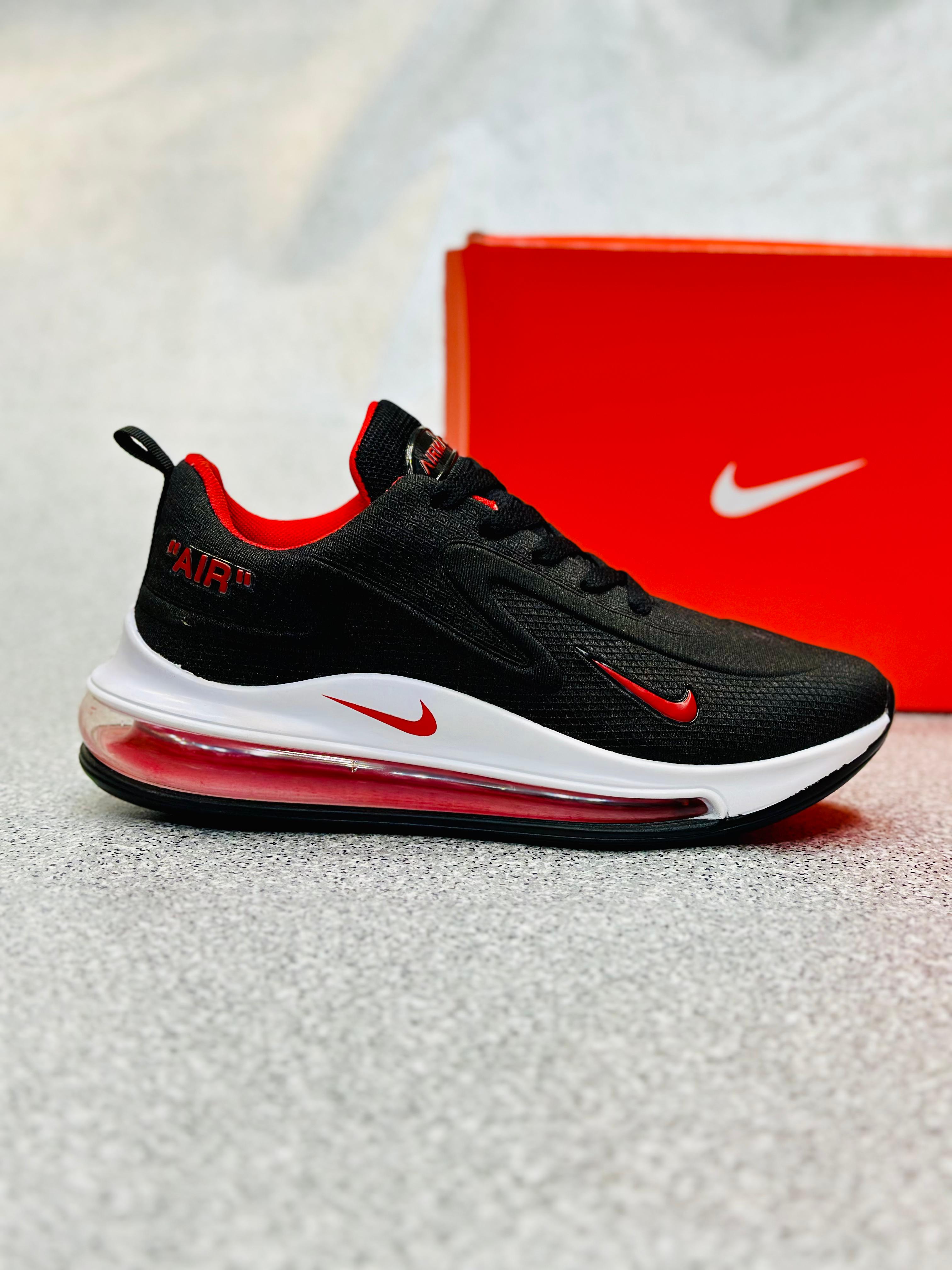 Nk Air Max Run Fast Black Red Shoes Express