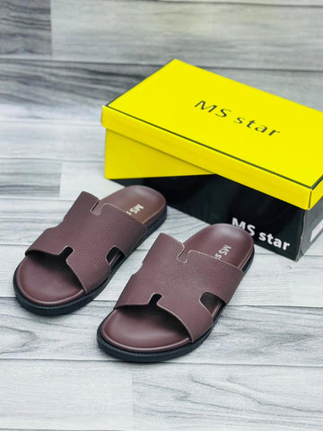 Hermes Imported Slides - Brown