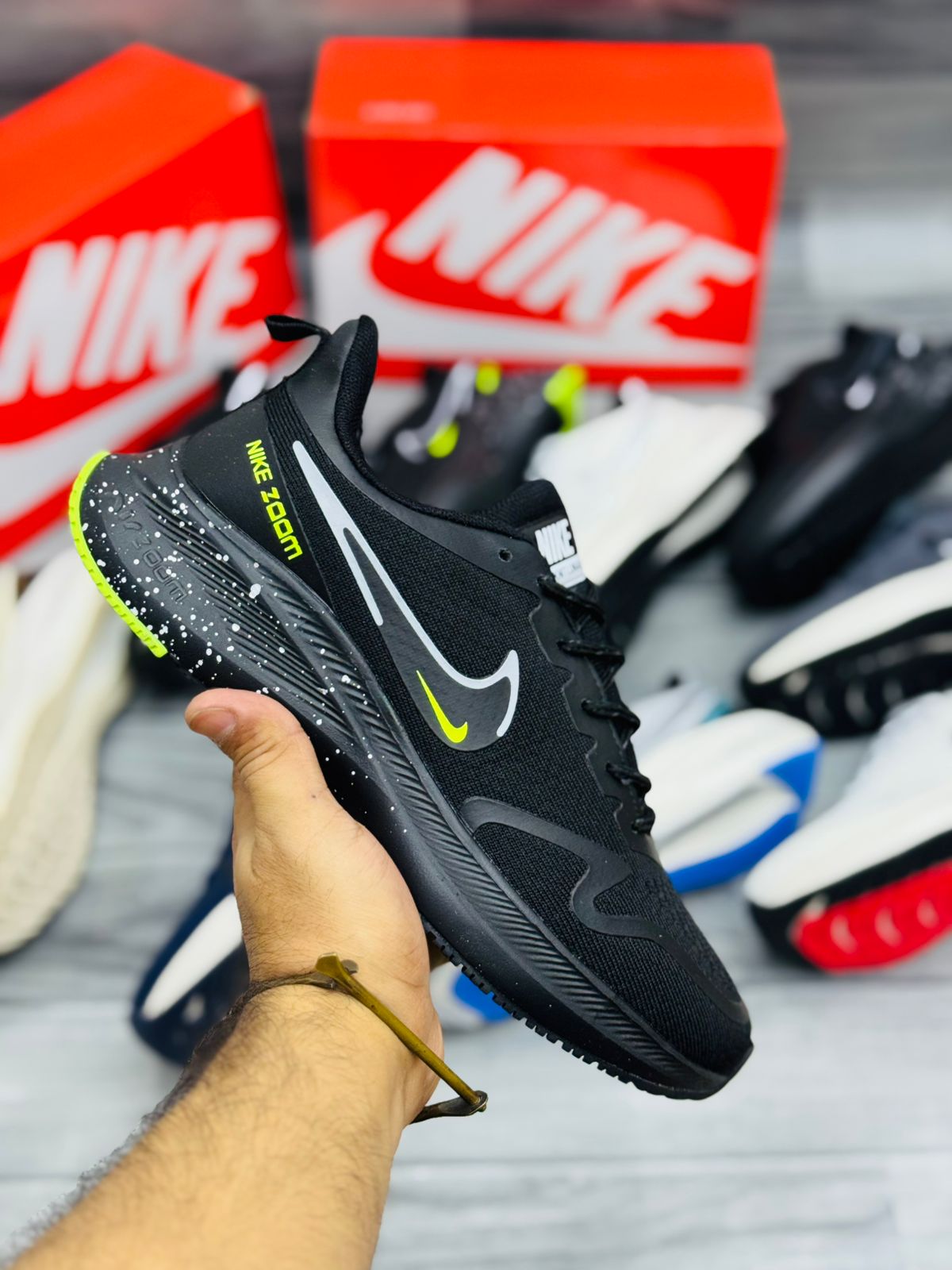 Nk Zoom Runners - Black/Green