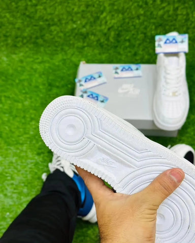 Nk Air Force Triple White Premium Quality (Dot Perfect)