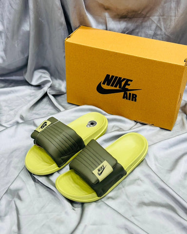 Nk Soft Sole Slides - Green