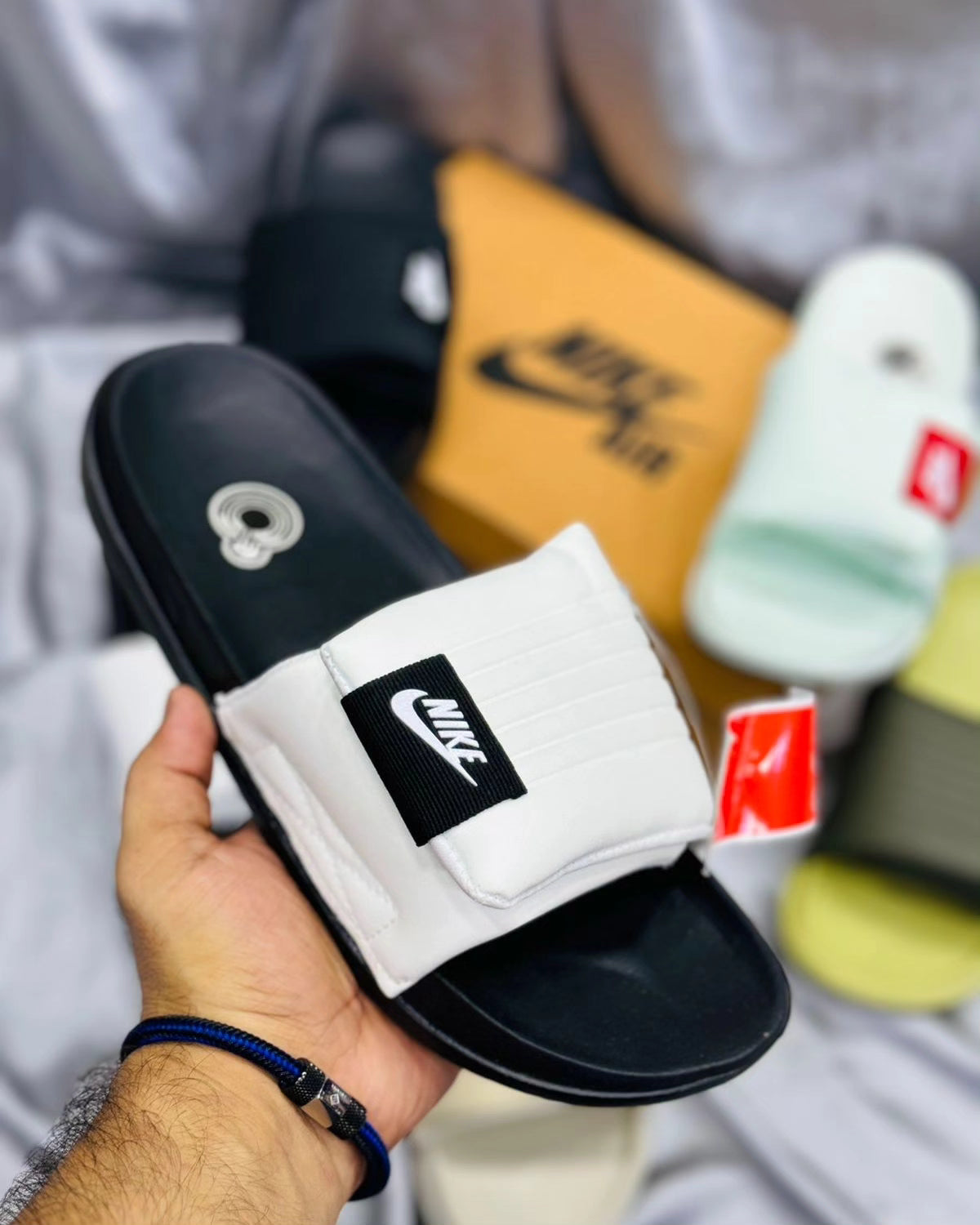 Nk Soft Sole Slides - White