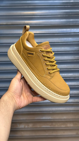Fashion Sneakers Sport - Mustard