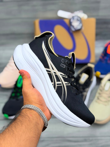 ASICS GEL-NIMBUS 28 (BLACK/WHITE)