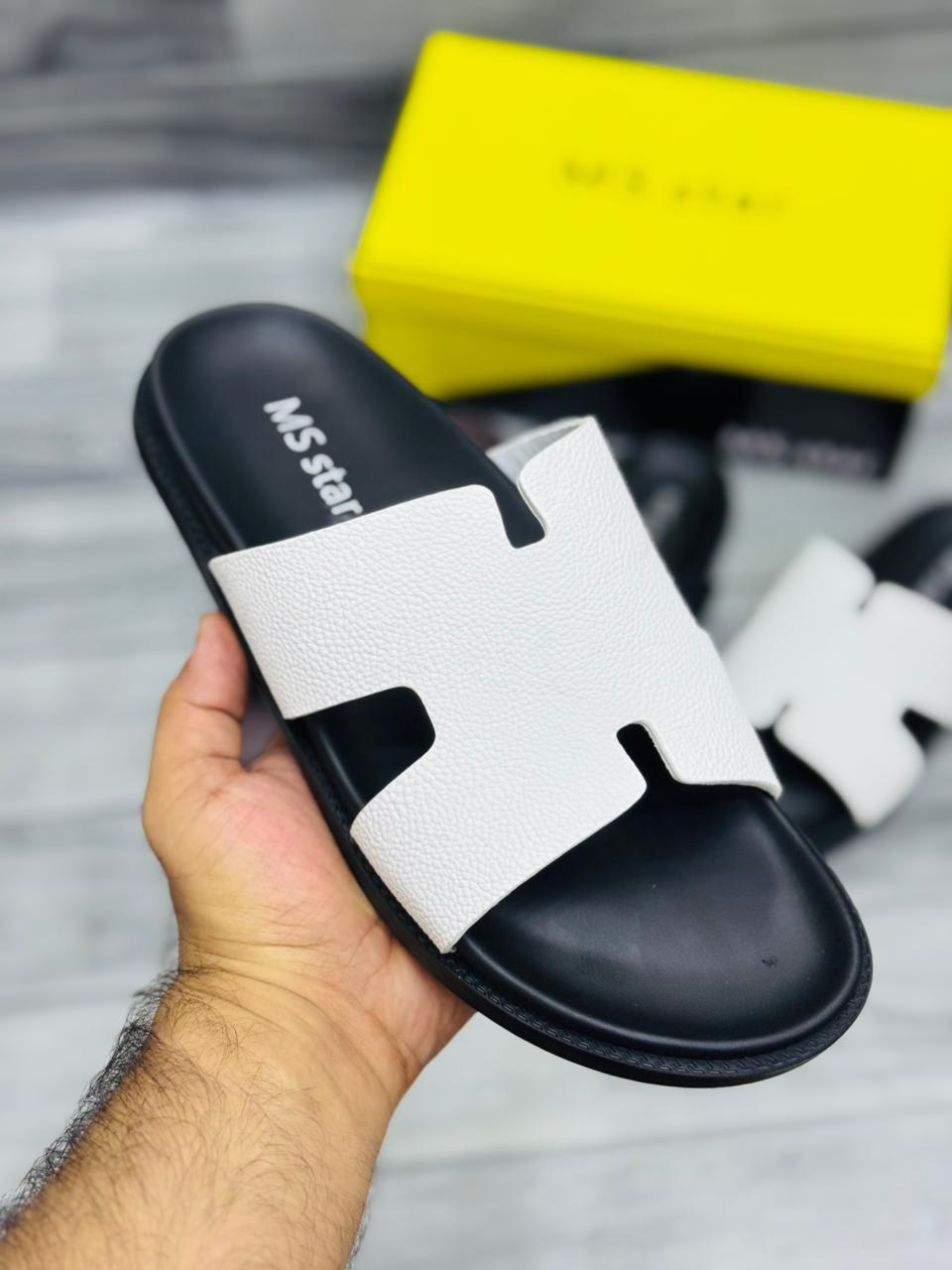 Hermes Imported Slides - White