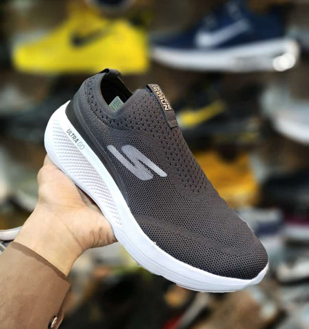 Skechers Ultra Go - Grey/White