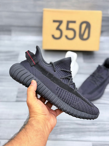 Yeeezy 350 All Black Reflective Premium Batch