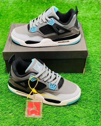 Nk Air Jordan 4 Grey/Blue