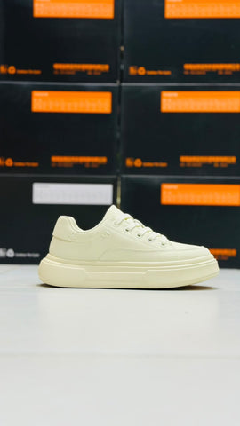 Fashion Sneakers  - Cream White
