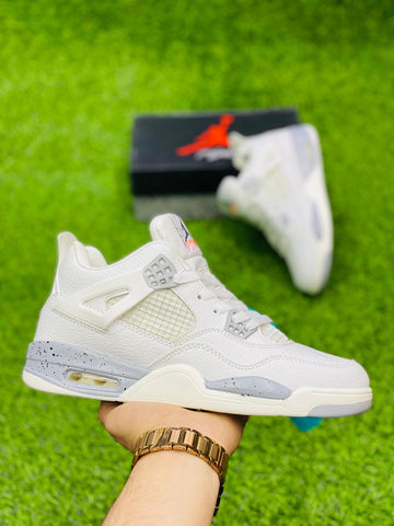 Nk Air Jordan 4 White/Grey