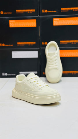 Fashion Sneakers  - Cream White