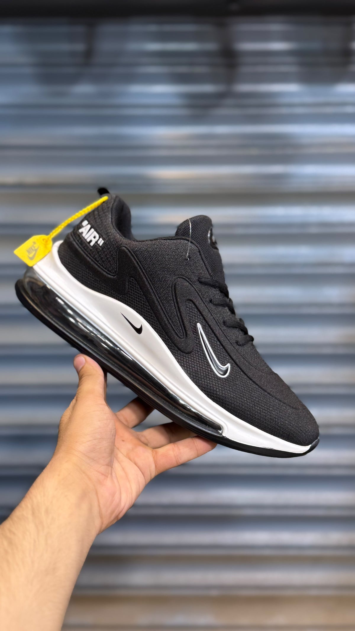 Nk Air Max Run Fast - Black/White