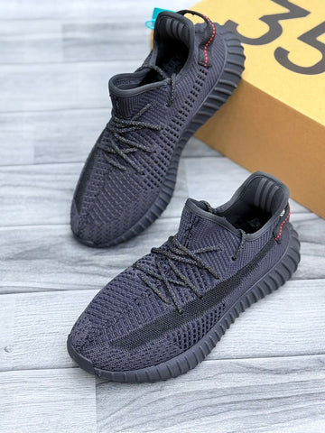 Yeeezy 350 All Black Reflective Premium Batch