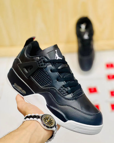 Nk Air Jordan 4 Black/White