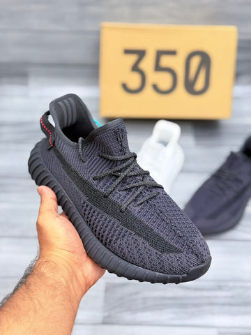 Yeeezy 350 All Black Reflective Premium Batch