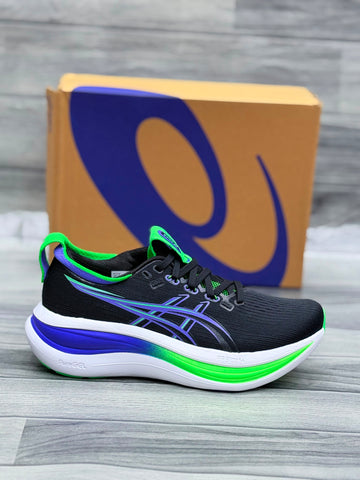 ASICS GEL-NIMBUS 28 (BLACK/GREEN)