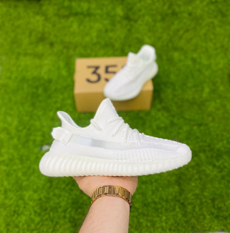 Yeeezy 350 All White Premium Batch