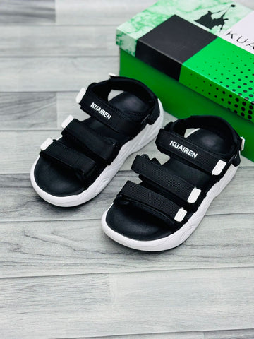 KUAIREN Imported Sandals Design 1 - Black
