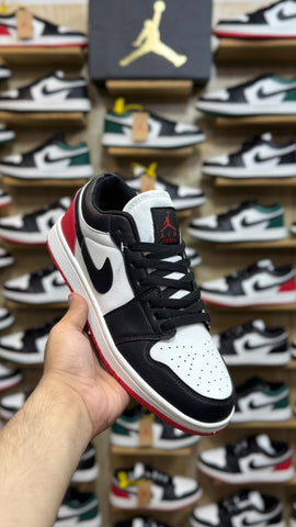 Nk Air Jordan 1 Low Bred Toe