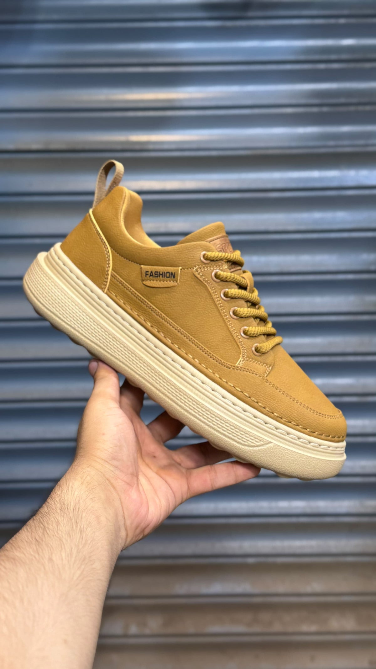 Fashion Sneakers Sport - Mustard