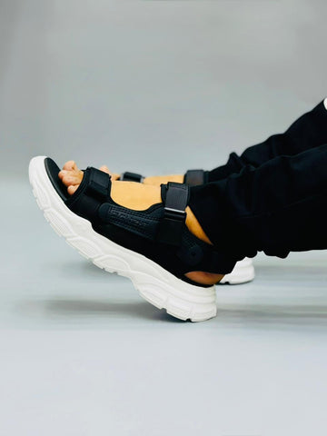 Danizhe Imported Sandals - Black/White