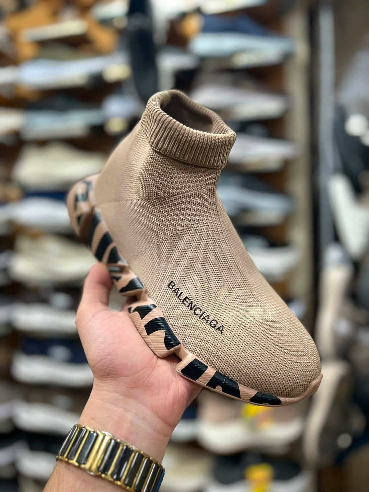 Balenciaga Speed Trainers - Brown
