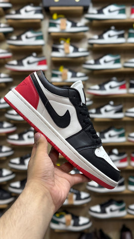 Nk Air Jordan 1 Low Bred Toe