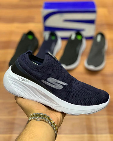 Skechers Ultra Go - Blue/White