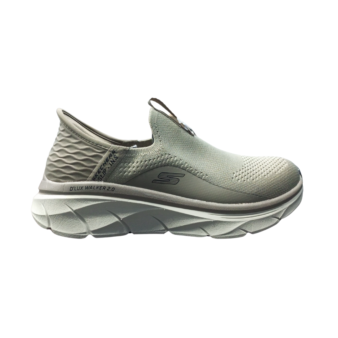 Skechers D'Lux Walker 2.0 Slip-On Khaki