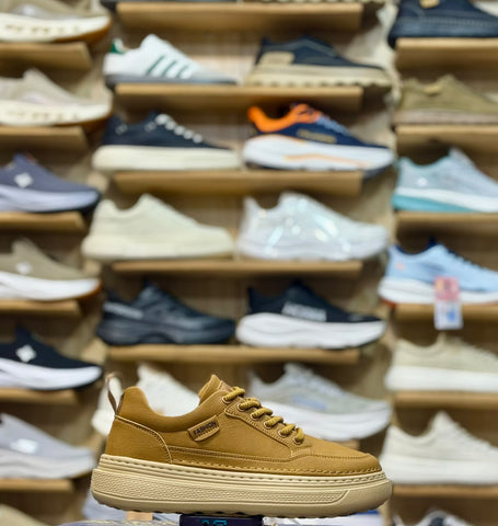 Fashion Sneakers Sport - Mustard