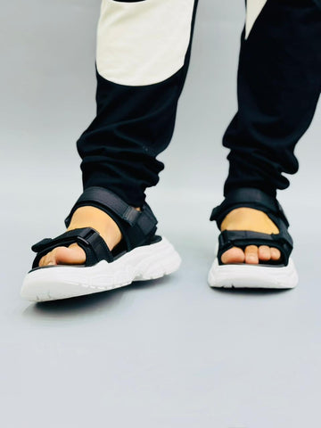 Danizhe Imported Sandals - Black/White