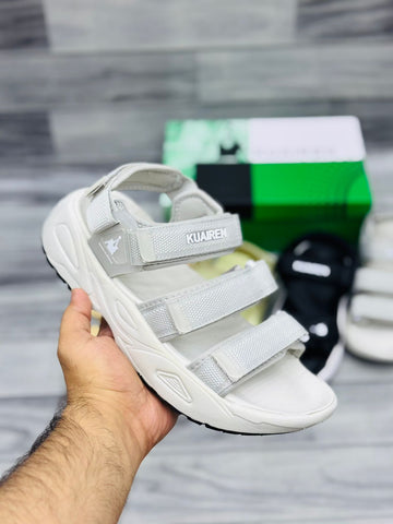 KUAIREN Imported Sandals Design 1 - Light Grey