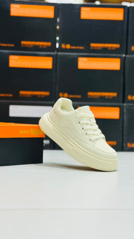 Fashion Sneakers  - Cream White