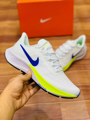 Nk Air Zoom Pegasus 37 White Racer Blue Cyber