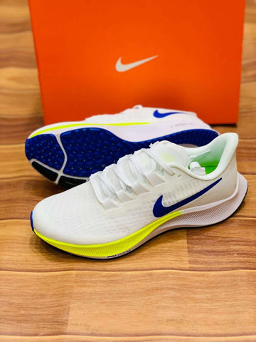 Nk Air Zoom Pegasus 37 White Racer Blue Cyber