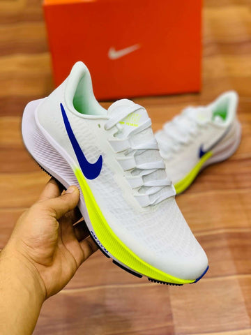 Nk Air Zoom Pegasus 37 White Racer Blue Cyber