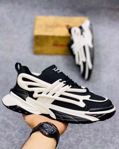 Fashion Sneakers - Balmainn Black/White